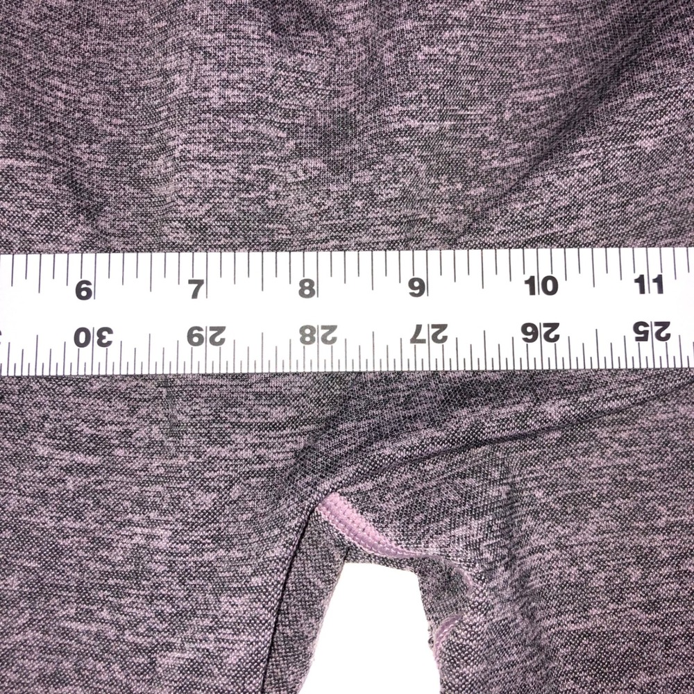 Pink Victoria's Secret Seamless Leggings Purple Grey High Waist Athletic Large - Picture 8 of 14